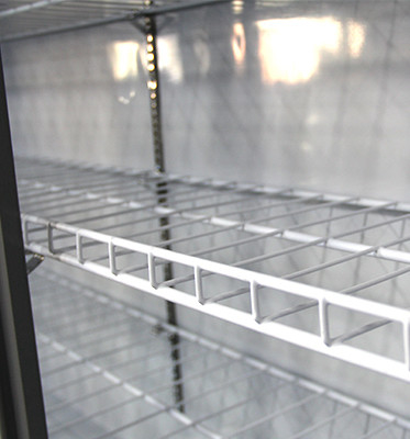 Restaurant Barbecue Commercial Upright Freezer Glass Door for Food Beverage Dishes