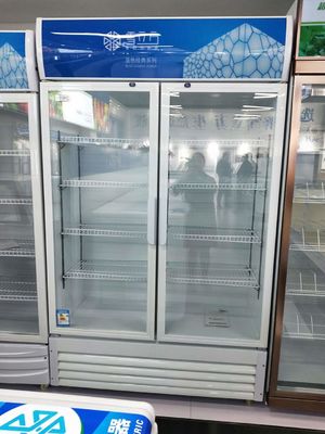 Supermarket Glass Door Vertical Display Freezer Commercial Refrigerator Freezer For Supermarket