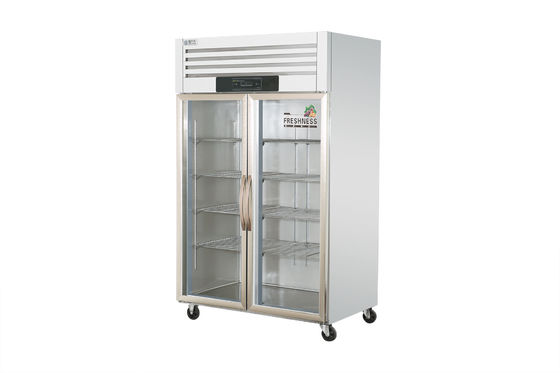 Double Door Stainless Steel Freezers 70cm Wide 1.2m