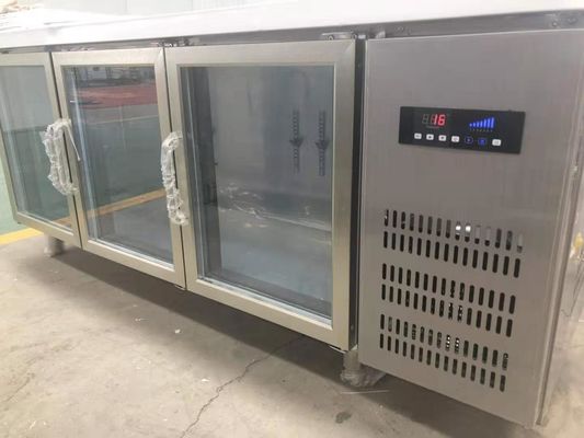 Stainless Steel Commercial Refrigeration Workbench for Hotel Kitchen