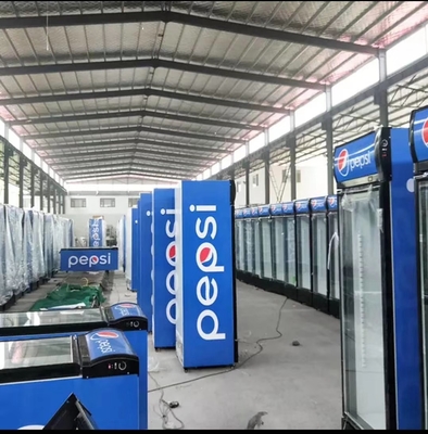 Family Supermarket Commercial Two Glass Door Freezer Fridge Affordable