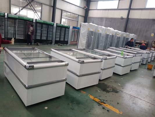 Commercial Display Cabinet Freezer Horizontal Large Capacity Fresh Keeping