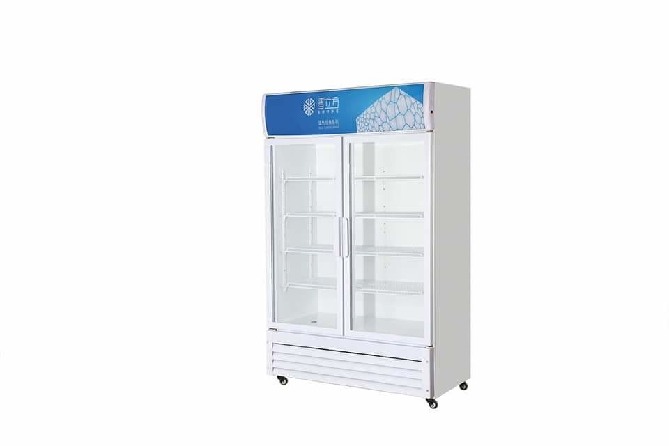 Supermarket Glass Door Vertical Display Freezer Commercial Refrigerator Freezer For Supermarket
