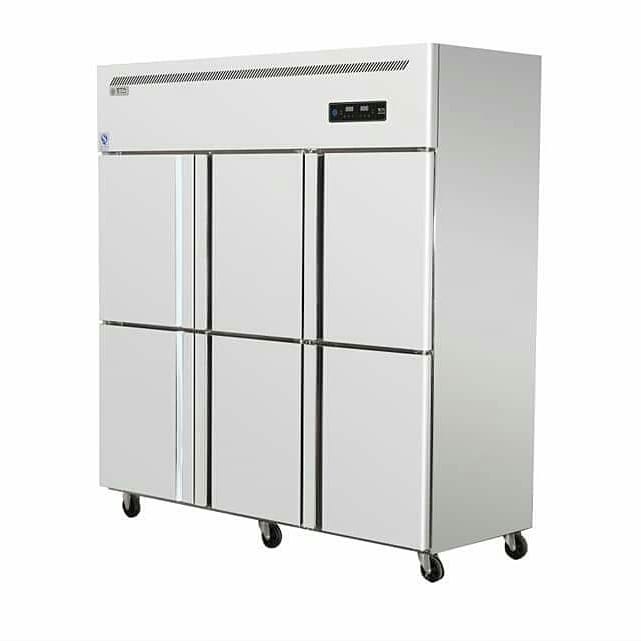 Refrigeration Equipment Display Freezers  Fridges And Deep Freezers Six door stainless steelHigh volume business